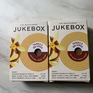 Jukebox Vanilla on Vinyl Natural Body Soap - Cream & Gold 2 pack